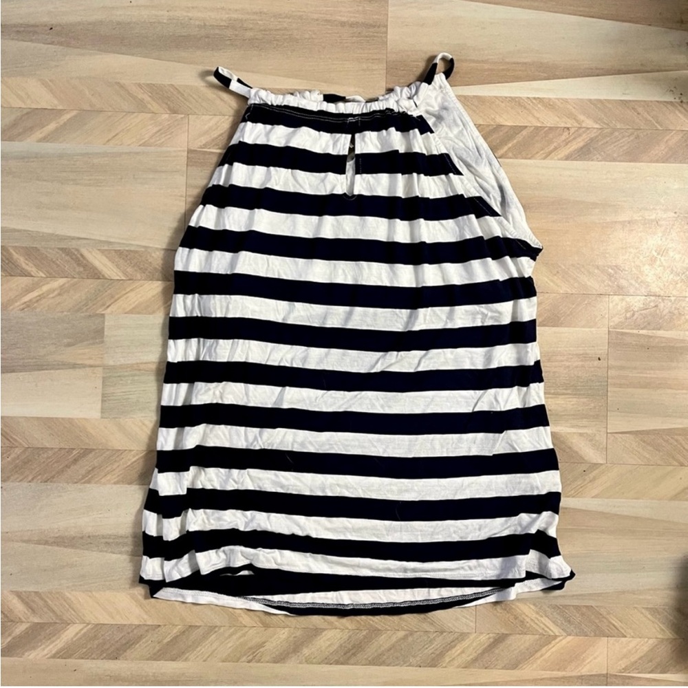 NWOT- striped halter top